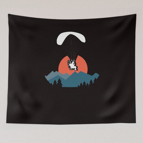 Item preview, Mountains Paramotor PPG Paramotoring Pilot Hang Gliding Fly designed and sold by TomGiantDesigns.