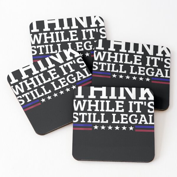 Item preview, Think While It's Still Legal Motivational Quote designed and sold by DeannaMarks.