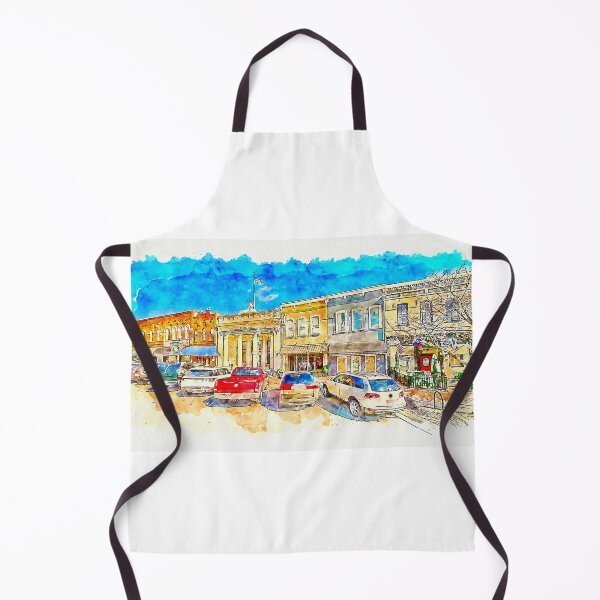 Item preview, Historical buildings on the North Tennessee Street in downtown Mckinney, Texas designed and sold by NickoPrints.