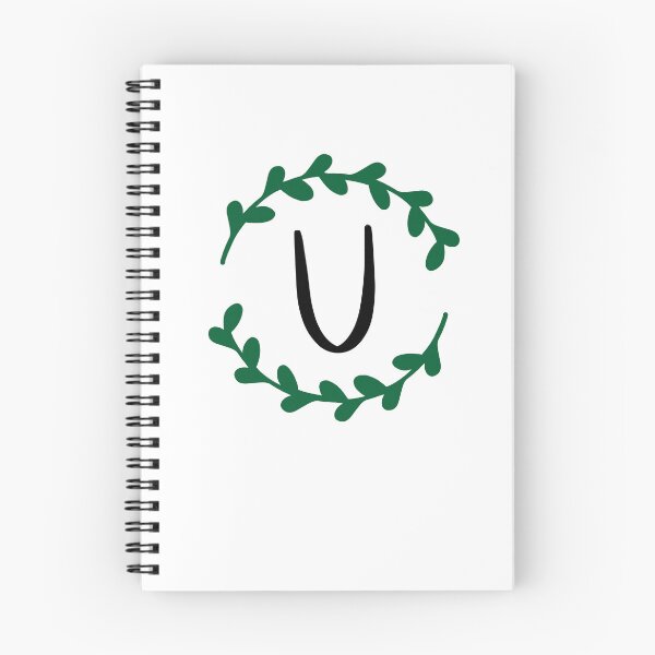 Item preview, U Monogram Wreath designed and sold by LillyAshley.