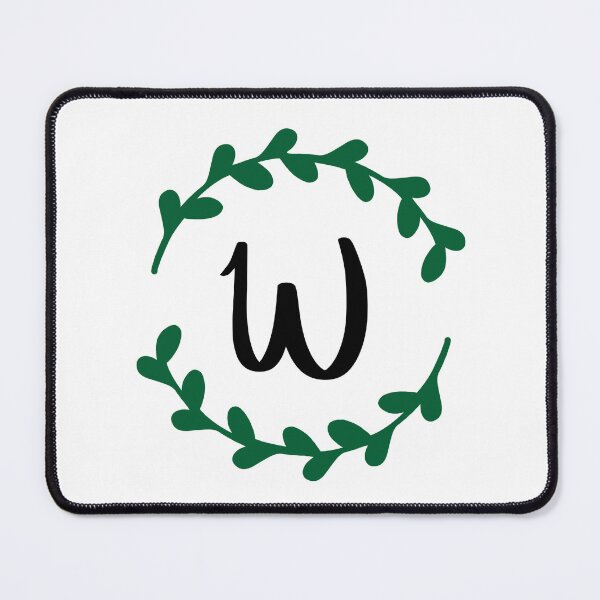Artikelvorschau, W-Monogramm-Kranz entworfen und verkauft von LillyAshley.