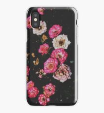 Pink and White Rose Cluster iPhone Case