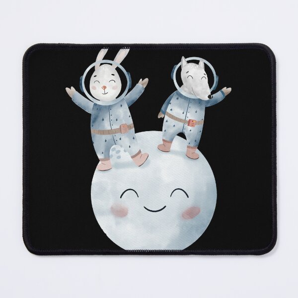 Item preview, Dog and Rabbit on the Moon designed and sold by Past-Midnight.