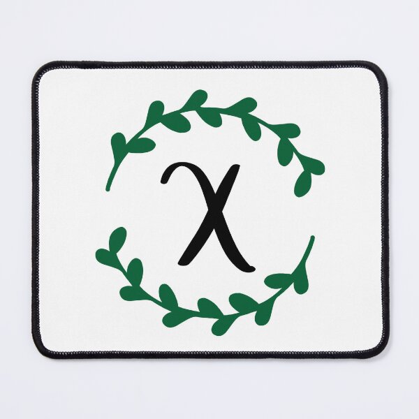 Artikelvorschau, X-Monogramm-Kranz entworfen und verkauft von LillyAshley.