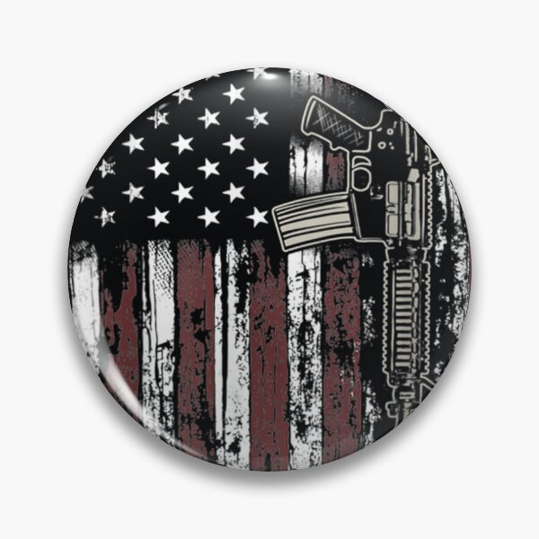 Item preview, Trump 2024 Save America Again US Flag Gun 2nd Amendment designed and sold by DeannaMarks.