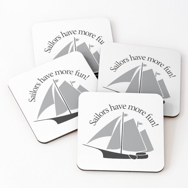 Item preview, Sailors have more fun! ship ahoy! – Clipperaak – for light backgrounds designed and sold by sangidesign.
