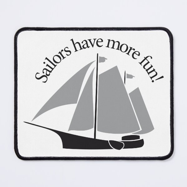 Item preview, Sailors have more fun! ship ahoy! – Clipperaak – for light backgrounds designed and sold by sangidesign.