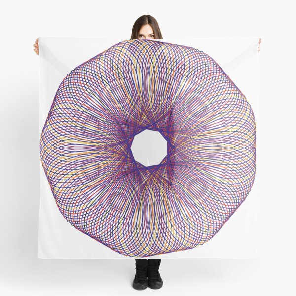 Pretty spiro nonagon Scarf