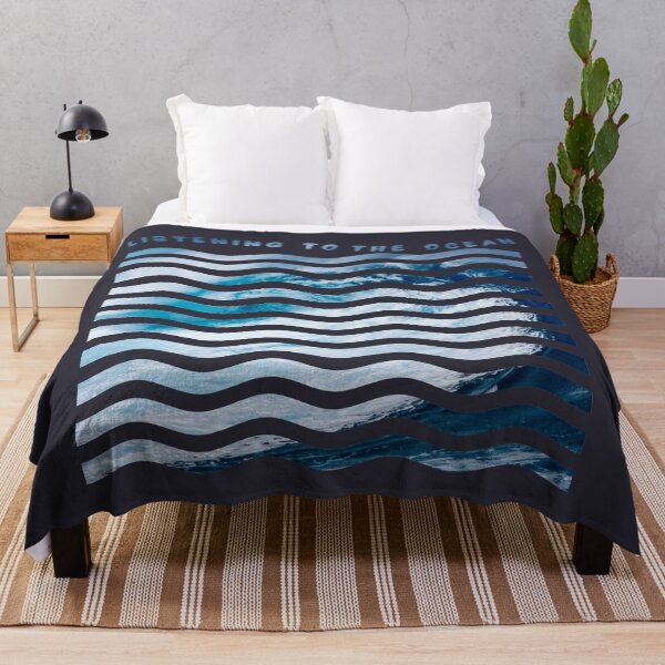 Item preview, Listening To The Ocean Blue Waves designed and sold by SunfullyYours.