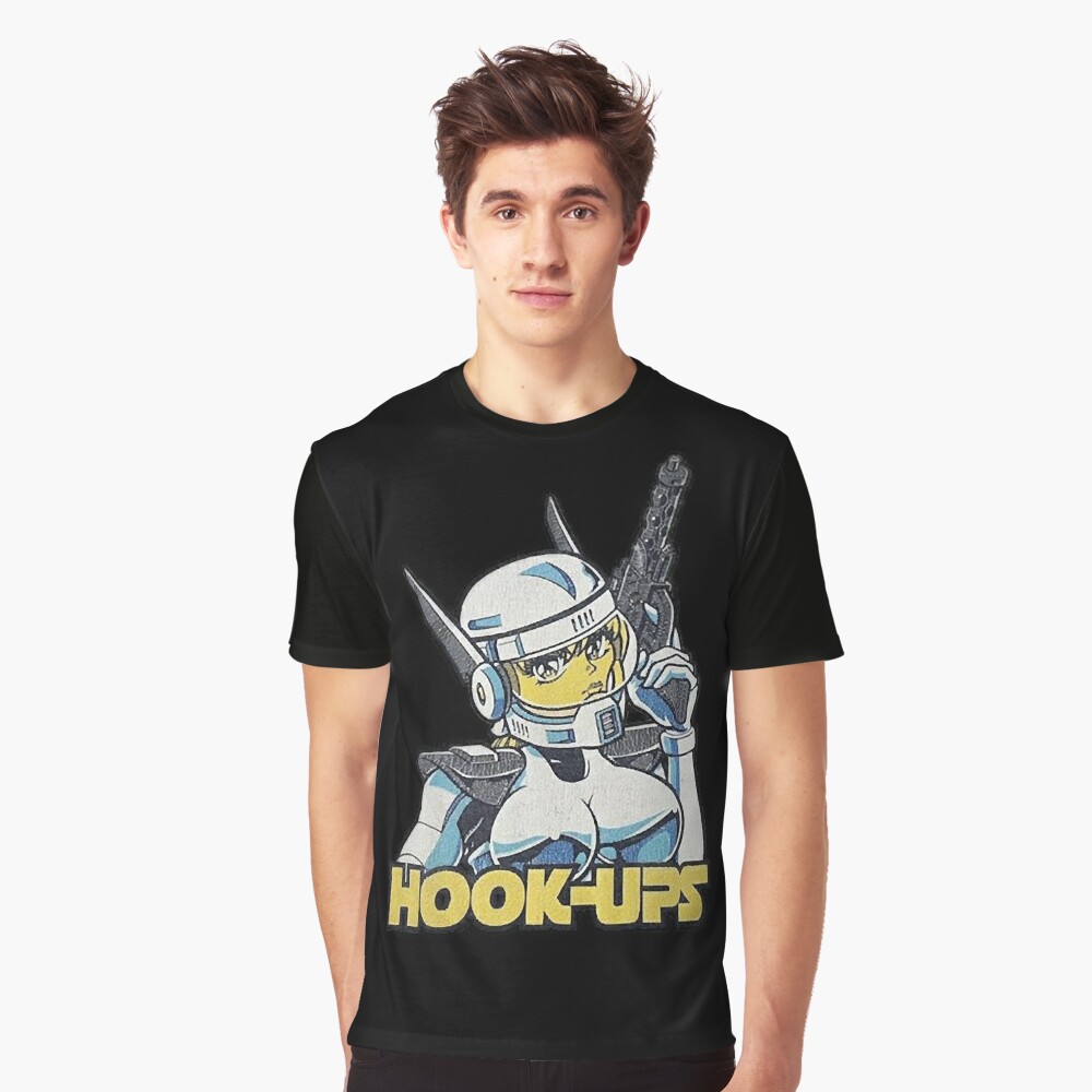 Vintage Hook-Ups Robot Anime T-Shirt Size XL - Misión Boliviana Occidental