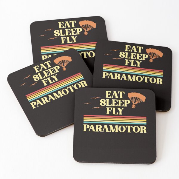 Item preview, Eat Sleep Fly Paramotor Pilot PPG Paramotoring Hang Gliding designed and sold by TomGiantDesigns.