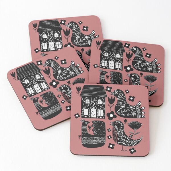 Item preview, Maximalism Folk art Pink designed and sold by susycosta.