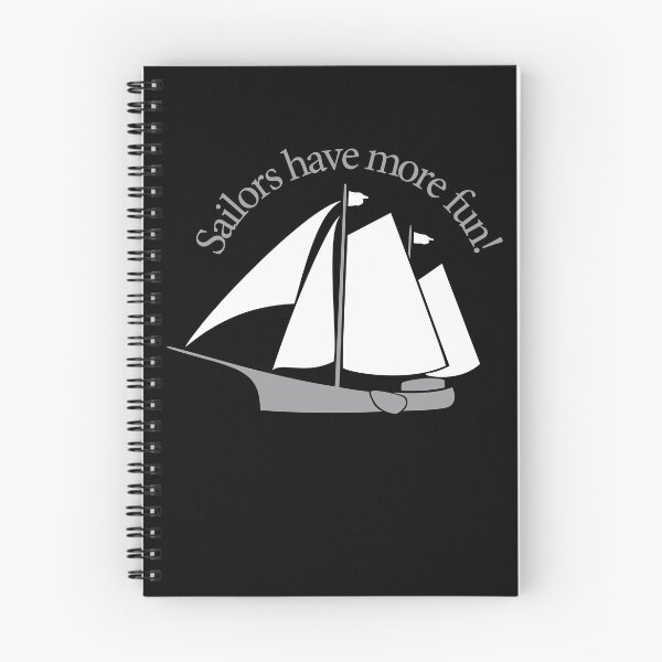 Item preview, Sailors have more fun! ship ahoy! – Clipperaak – for dark backgrounds designed and sold by sangidesign.