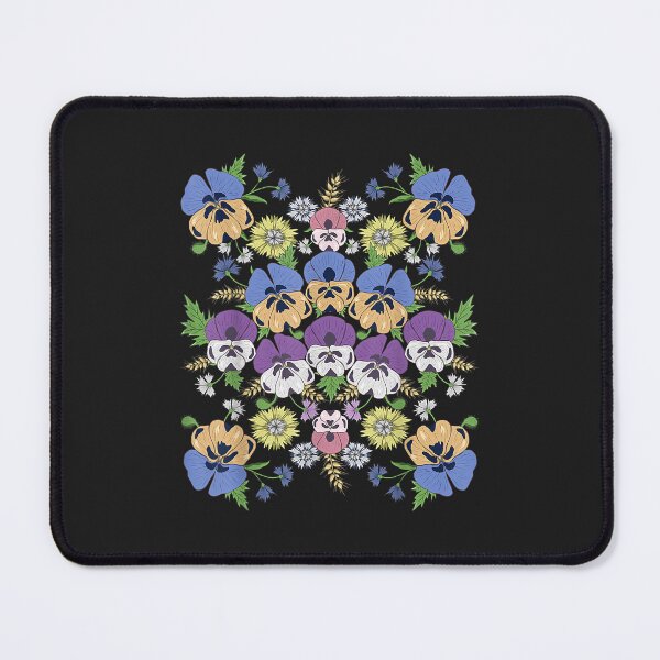 Item preview, Pansies Floral Vintage Gardening Ukrainian Vyshyvanka Style designed and sold by AnitaJGreenspan.