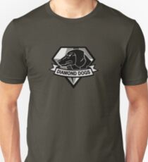 Metal Gear Solid V - Diamond Hunde (Monochromatisch) Unisex T-Shirt