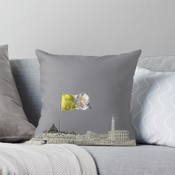Item preview, Vatican City Flag designed and sold by FunZoo.