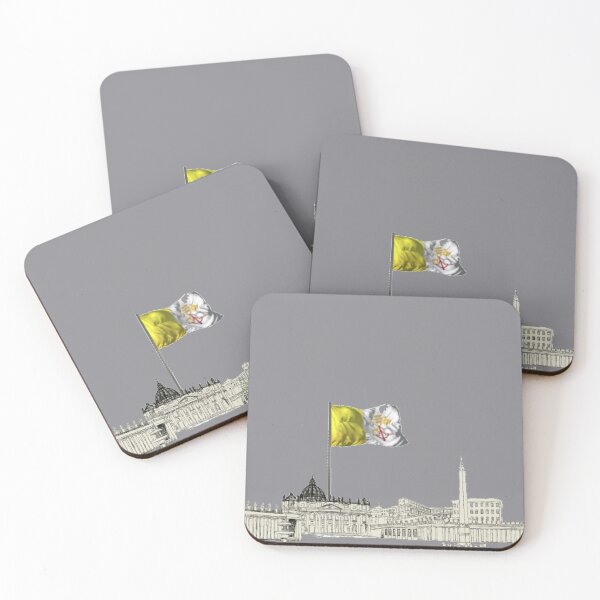 Item preview, Vatican City Flag designed and sold by FunZoo.