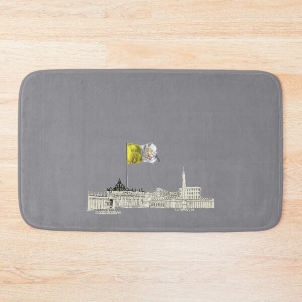 Item preview, Vatican City Flag designed and sold by FunZoo.