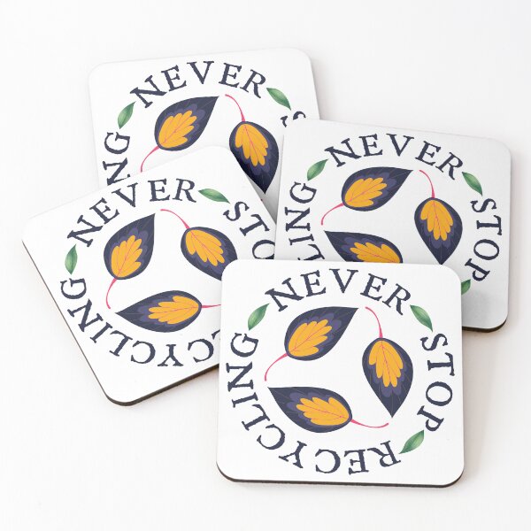 Item preview, Never Stop Recycling, Leaves  designed and sold by ACC .