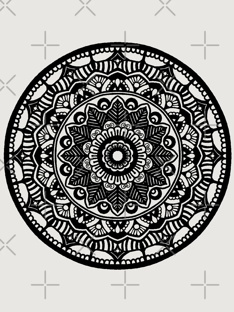 Thumbnail 6 of 6, Premium Oversized Hoodie, Mandala Design #5 designed and sold by RockingJ.