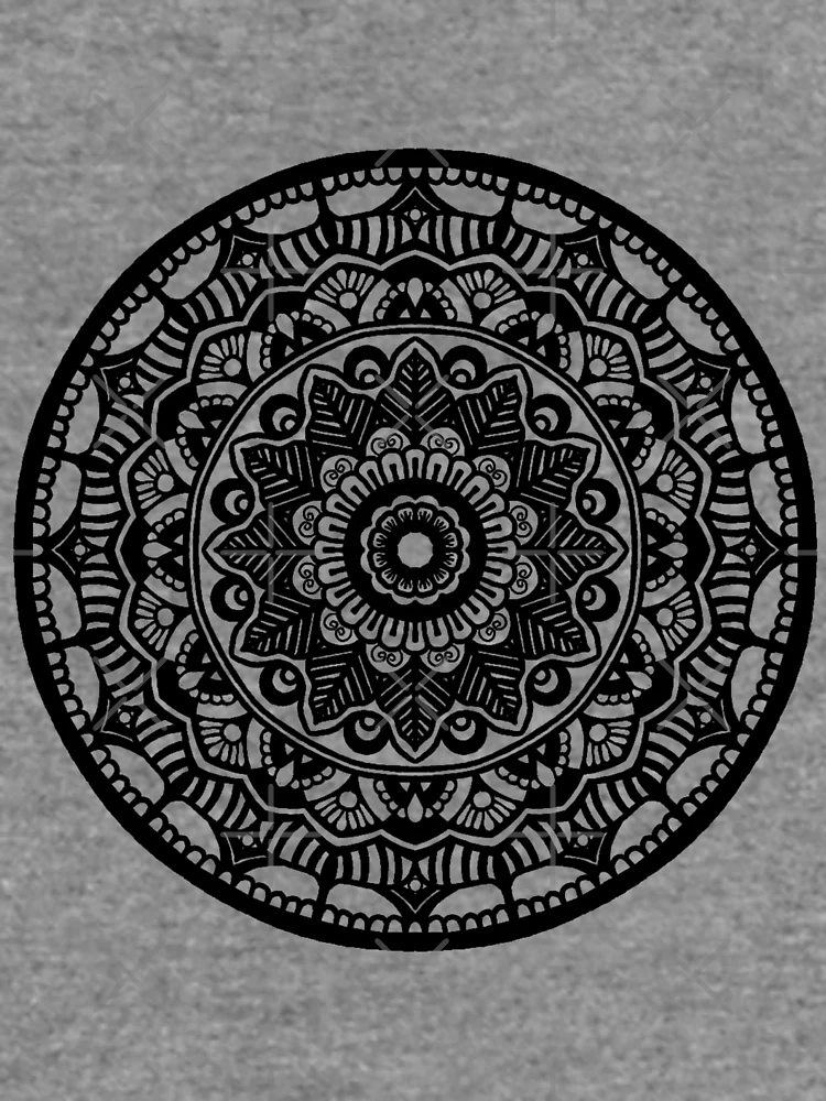 Aperçu 6 sur 6. Sweatshirt léger avec l'œuvre Mandala Design # 5 créée et vendue par RockingJ.