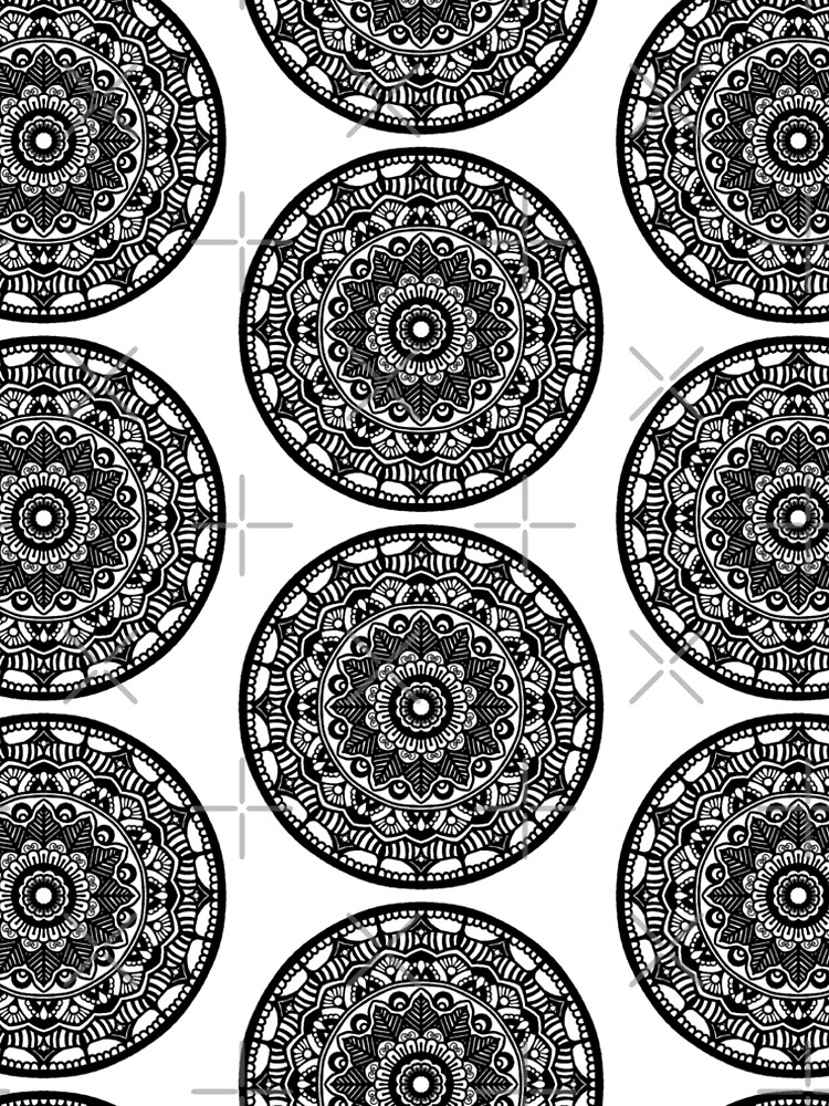 Thumbnail 5 of 5, A-Line Dress, Mandala Design #5 designed and sold by RockingJ.