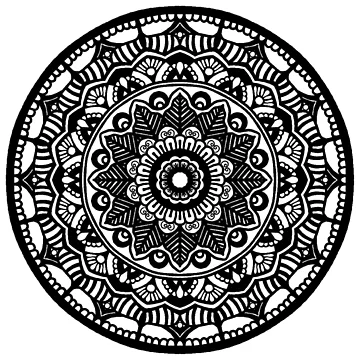 Artwork thumbnail, Mandala Design #5 by RockingJ