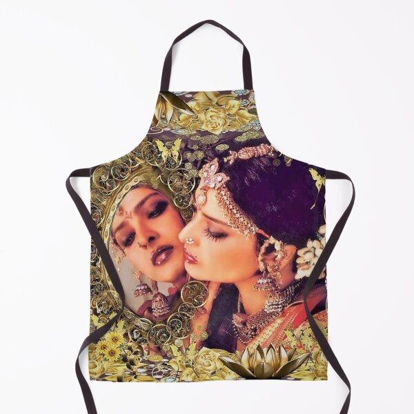 Item preview, beautiful Indian lady vintage bride edit mysticladyart women of the world series rekha bollywood designed and sold by mystic lady vintage art and fashion designs.