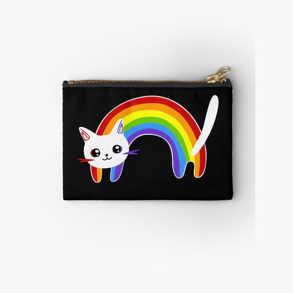 Aperçu de l'œuvre Chat arc-en-ciel Pride créée et vendue par Infuriating.