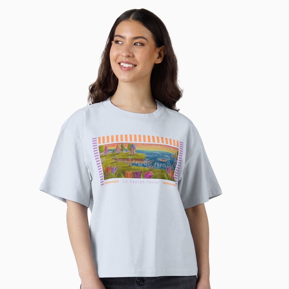 Aperçu de l'œuvre T-shirt boxy créée et vendue par LindaMolloy.