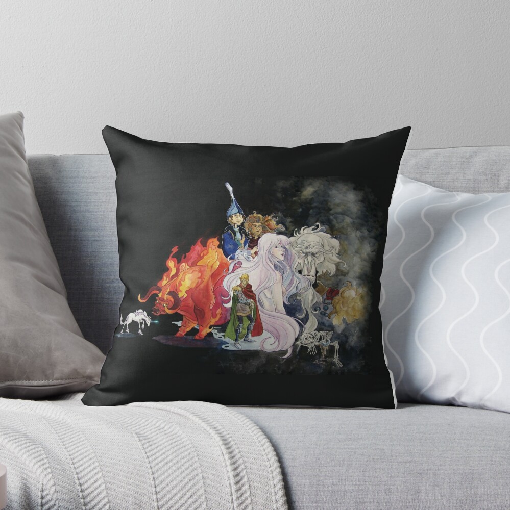 unicorn throw pillow