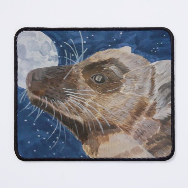 Item preview, Pine Marten in the Moonlight designed and sold by TanyaSealeyArt.