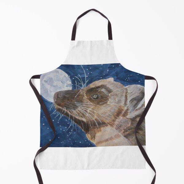 Item preview, Pine Marten in the Moonlight designed and sold by TanyaSealeyArt.
