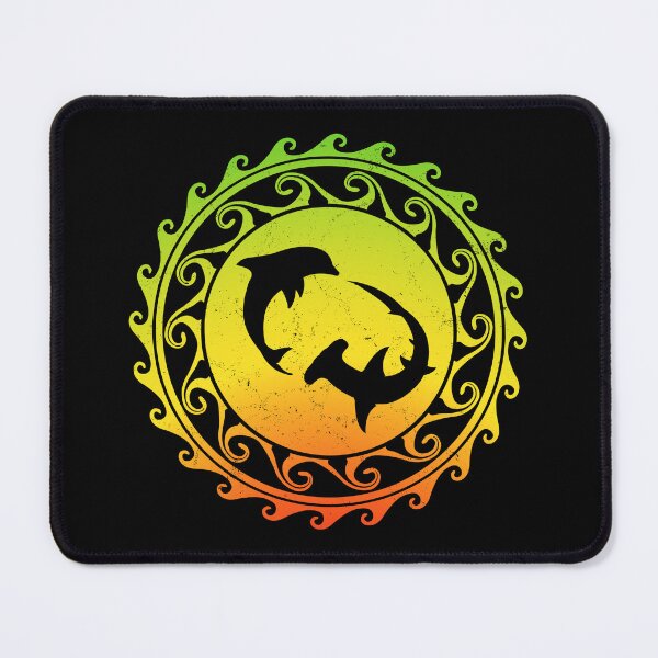 Item preview, Hammerhead Shark and Dolphin designed and sold by NicGrayGraphic.
