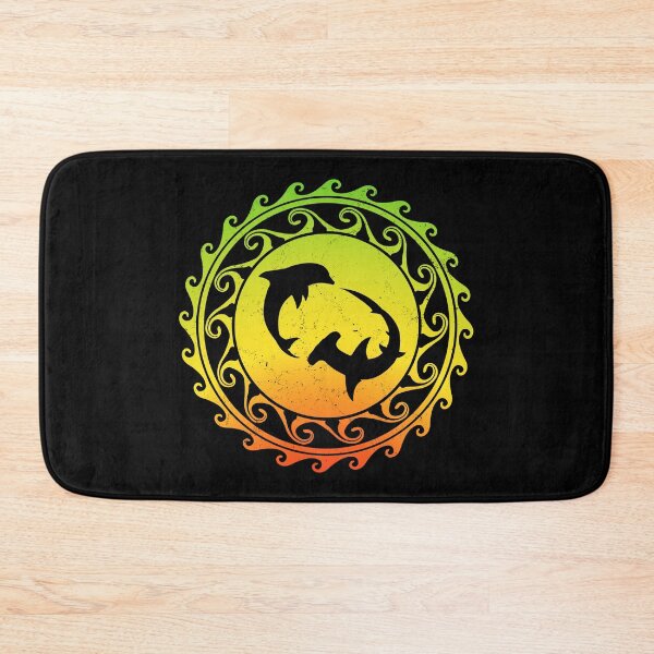 Item preview, Hammerhead Shark and Dolphin designed and sold by NicGrayGraphic.