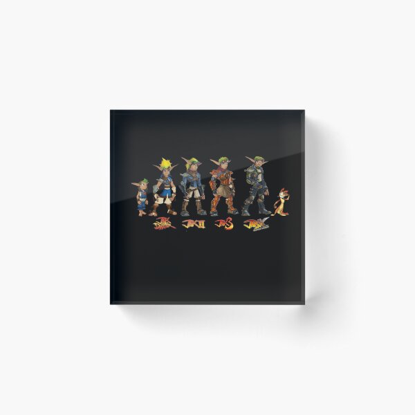 Jak and Daxter Saga - Full Colour Acrylic Block