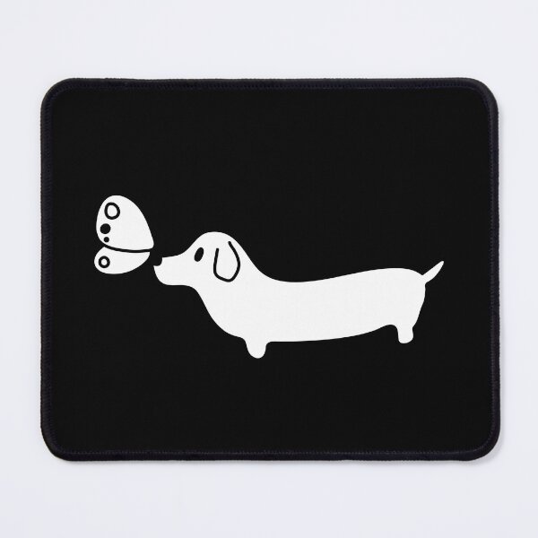 Item preview, Butterfly dog black and white designed and sold by CHVRDesing.