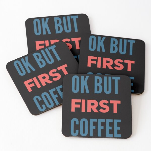 Item preview, OK But First Coffee designed and sold by JOY STORE 45.