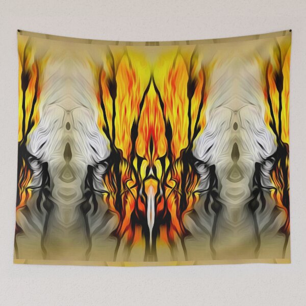 Item preview, Flaming fantasy figurine designed and sold by AnnabellaRh.