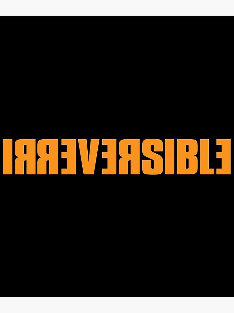 Disover irreversible movie logo Poster Premium Matte Vertical Poster