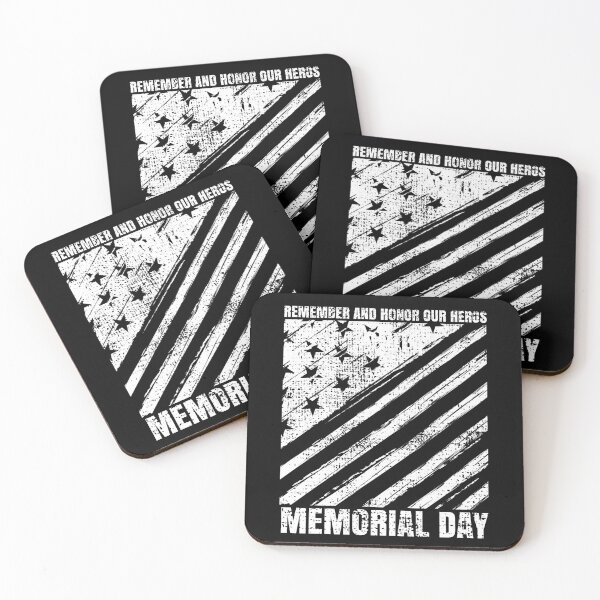 Item preview, Vintage Edition, Memorial Day American Flag Remember and Honor Our Heros designed and sold by CharJens.