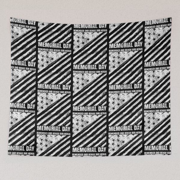 Item preview, Vintage Edition, Memorial Day American Flag Remember and Honor Our Heros designed and sold by CharJens.