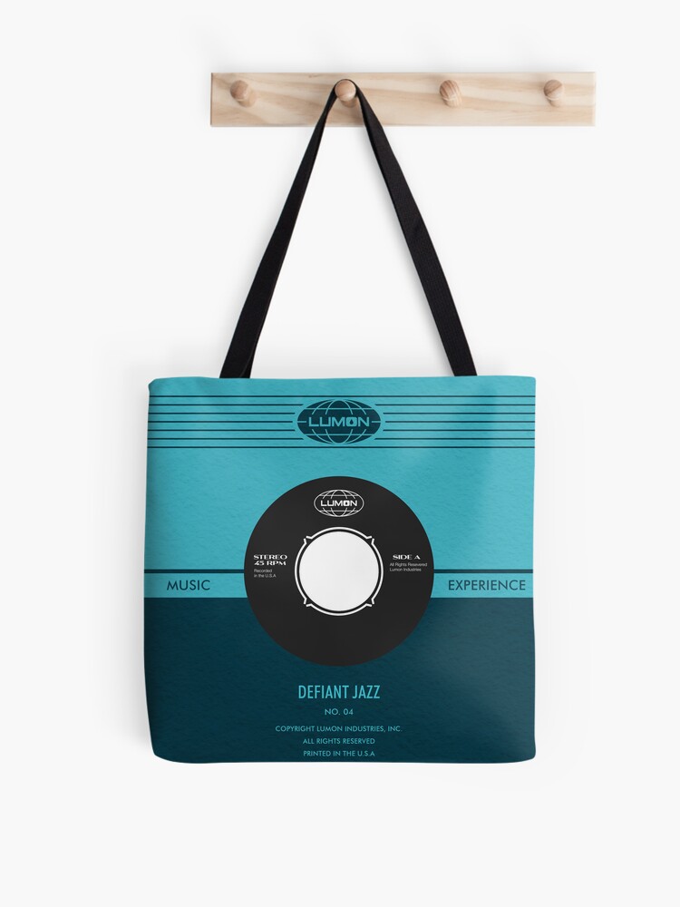 Customized Vinyl Record Tote Bag