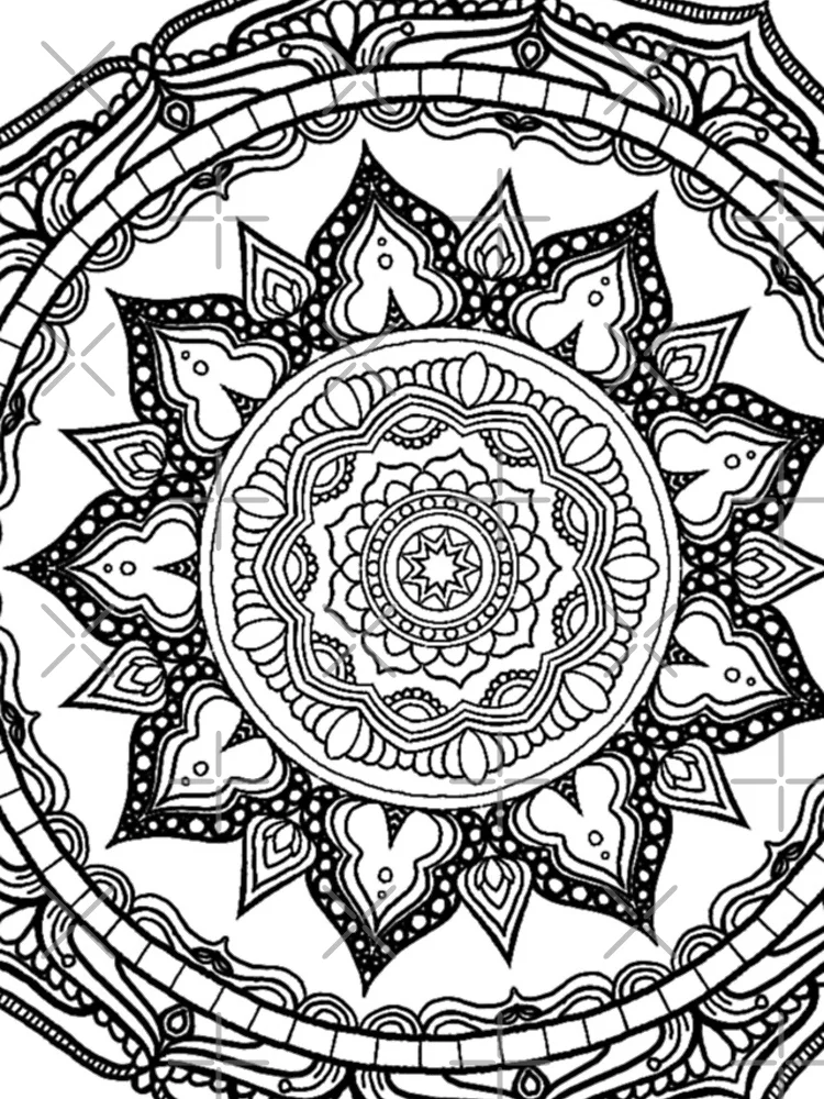 Thumbnail 4 of 4, iPhone Case, Mandala Design #4 designed and sold by RockingJ.