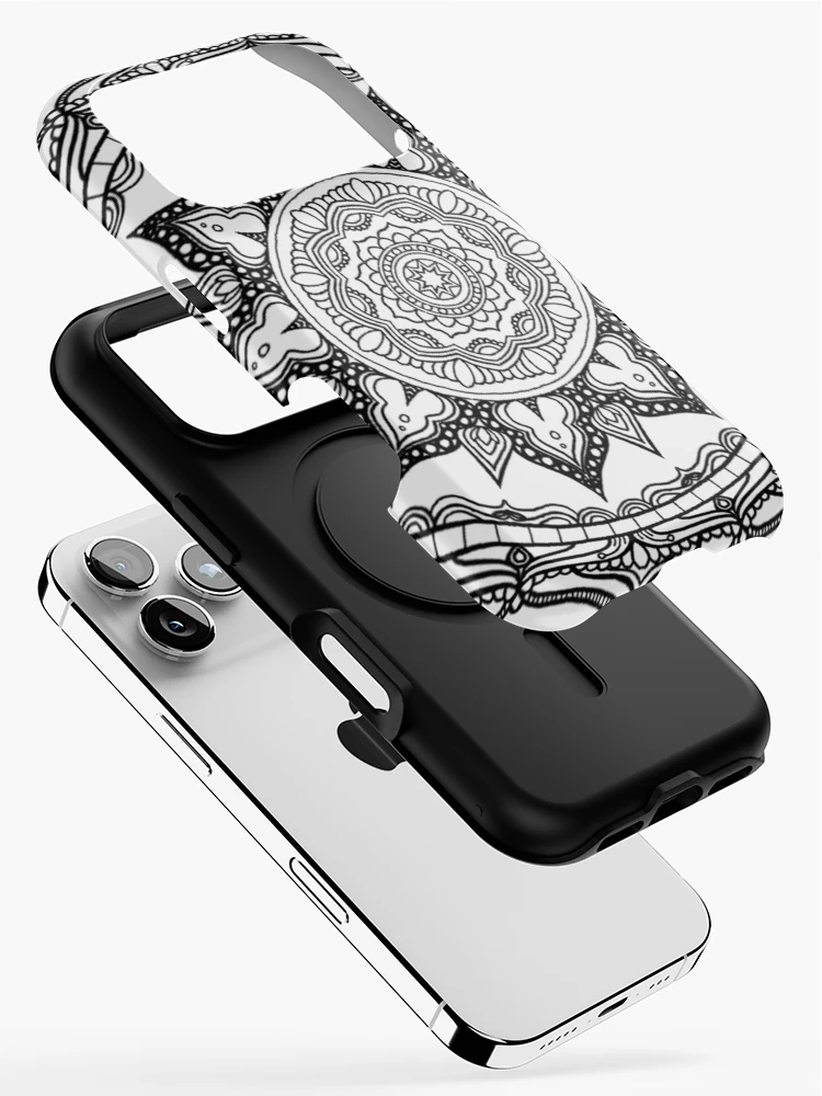 Thumbnail 2 of 4, iPhone Case, Mandala Design #4 designed and sold by RockingJ.