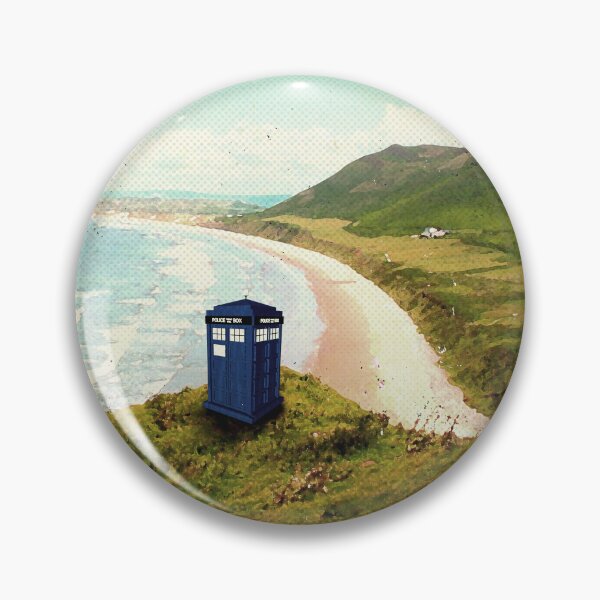 Item preview, Dr Who beach landscape designed and sold by 2toastdesign.