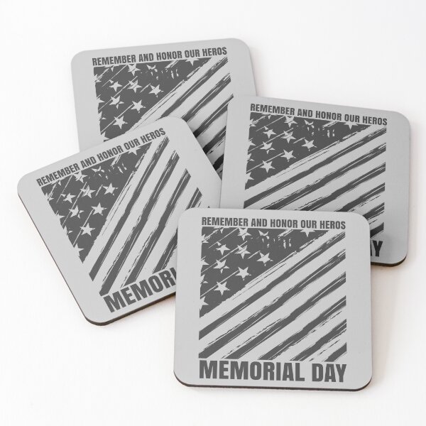 Item preview, Memorial Day American Flag Remember and Honor Our Heros designed and sold by CharJens.