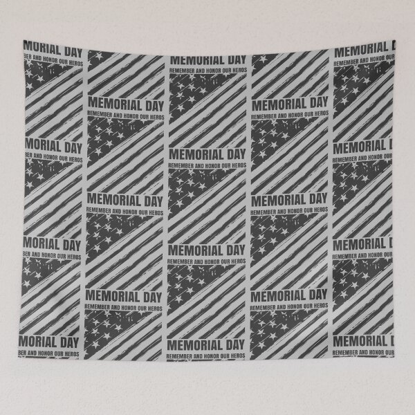 Item preview, Memorial Day American Flag Remember and Honor Our Heros designed and sold by CharJens.