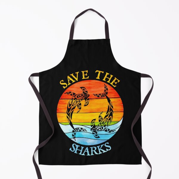 Item preview, Save the Sharks, Earth Day Retro Vintage Sunset and Ocean designed and sold by ACC .