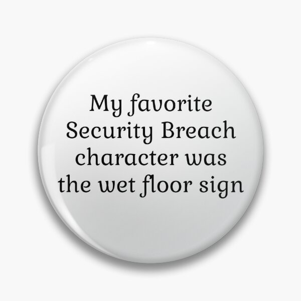 Item preview, My favorite Security Breach character was the wet floor sign designed and sold by LittleDollGames.